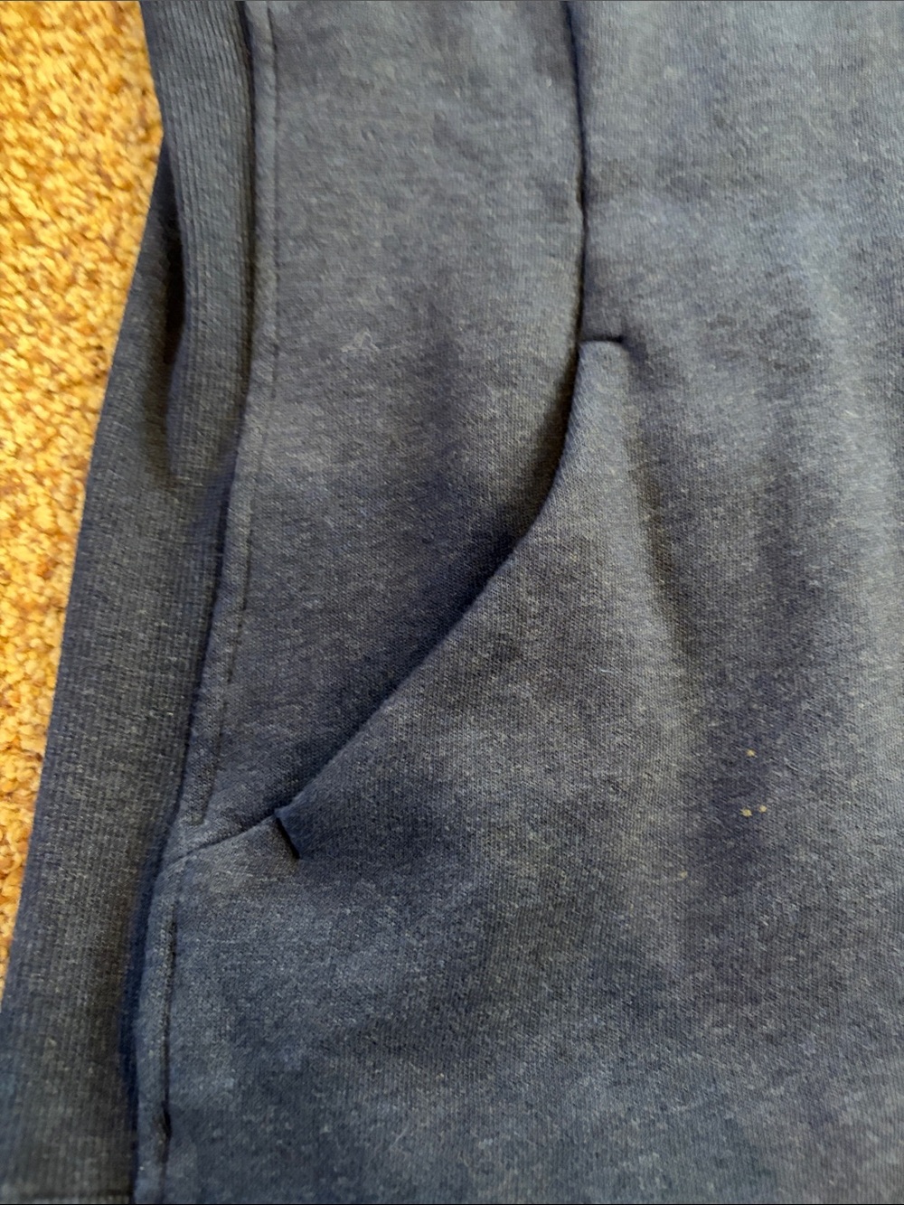 lululemon athletica Navy Full-Zip Hooded Scuba Sweatshirt - Picture 3 of 8